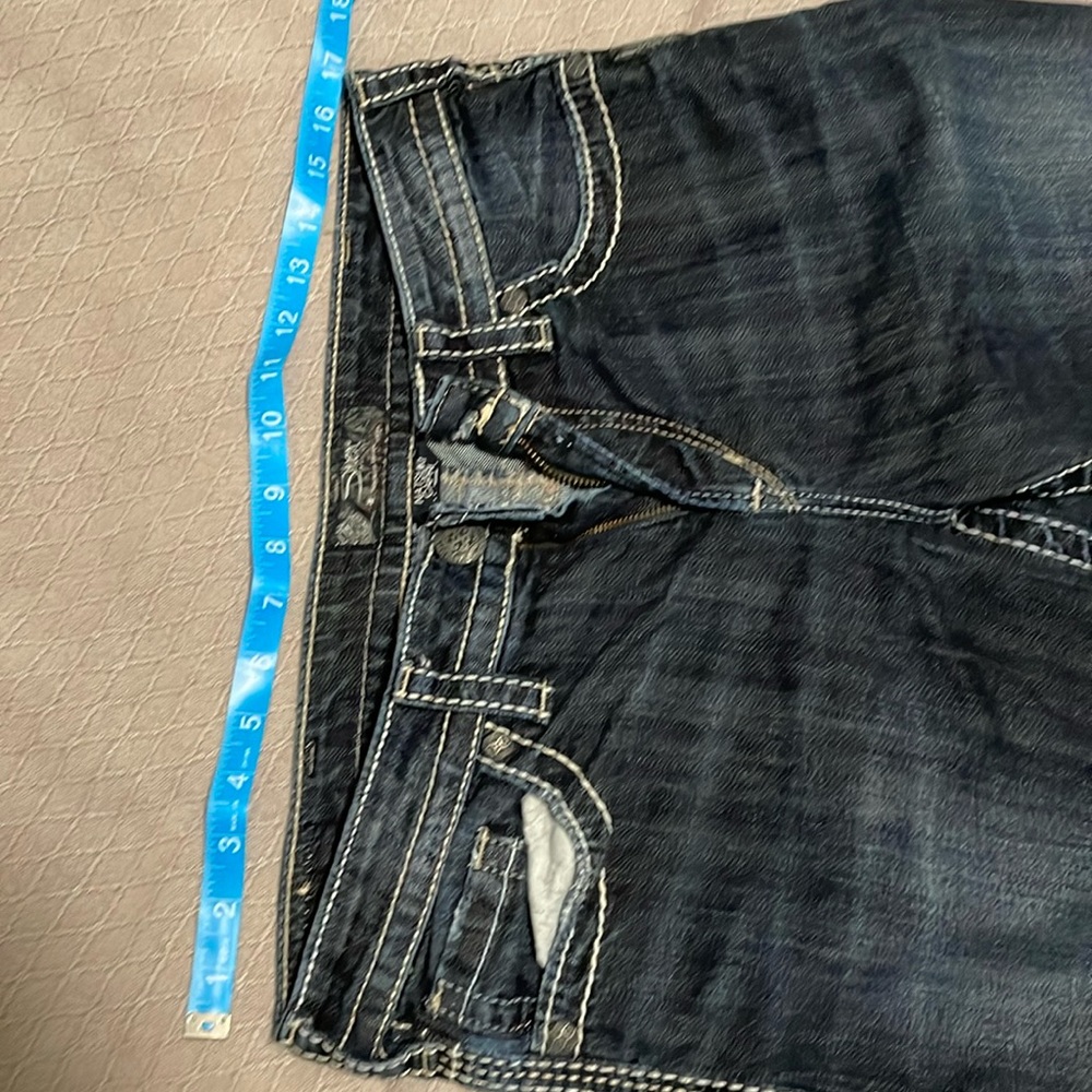Silver capris size 31